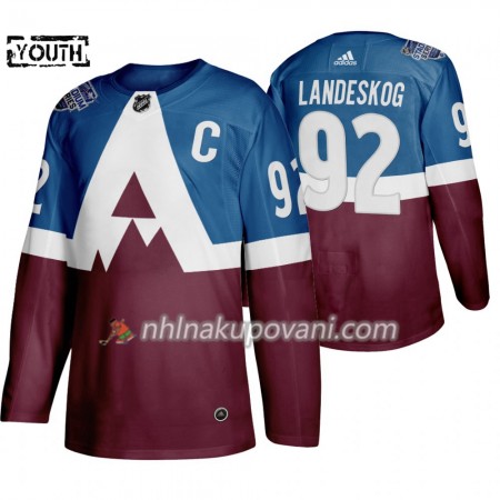 Colorado Avalanche Dresy Gabriel Landeskog 92 Adidas 2020 Stadium Series Authentic - Dětské